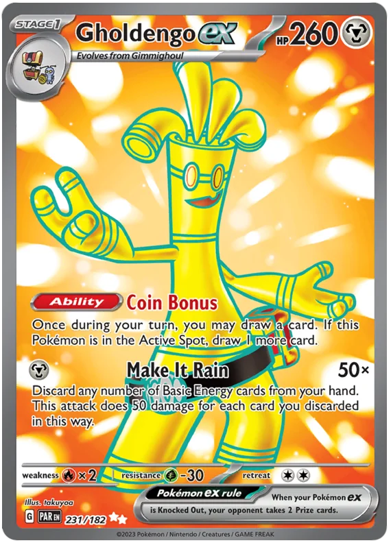 Gholdengo ex - Paradox Rift - 231/182