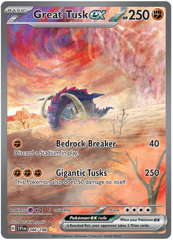 Great Tusk ex - Scarlet & Violet - 246/198