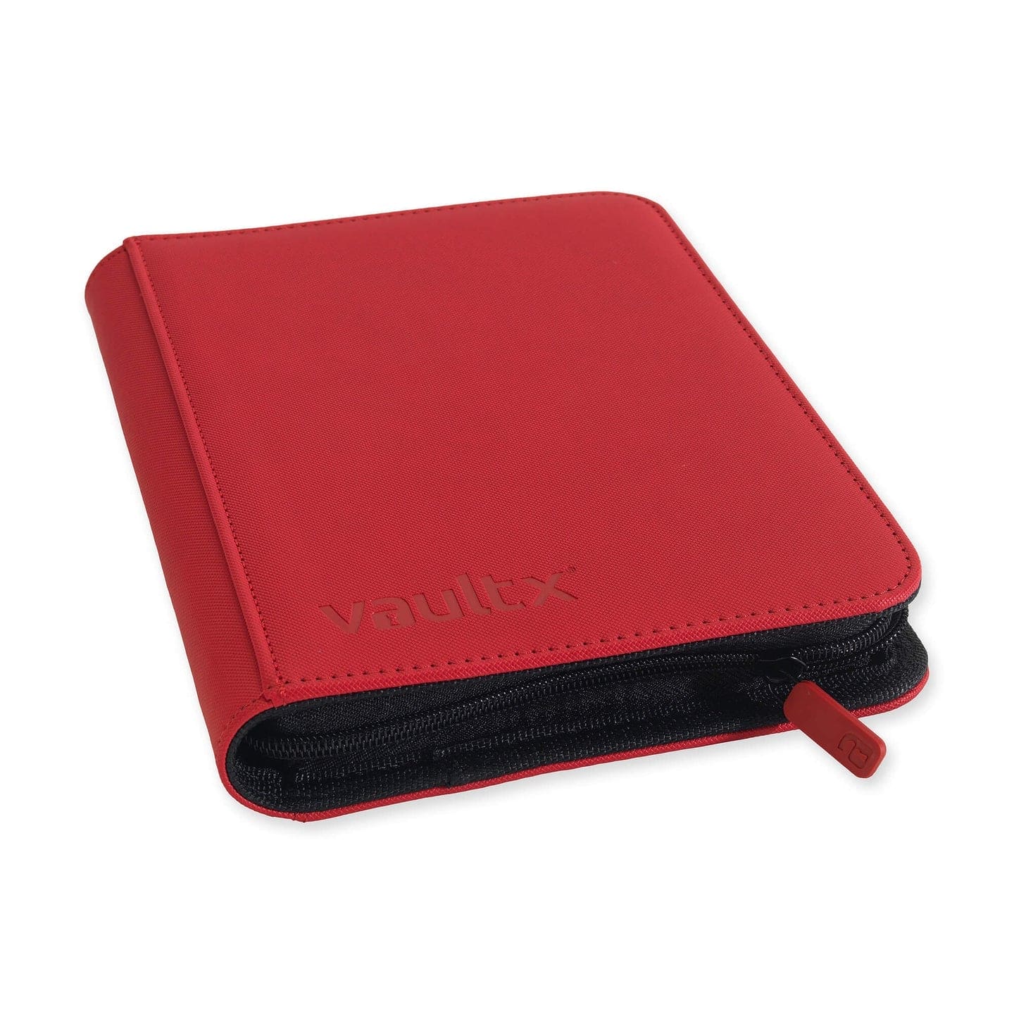 4-Pocket Exo-Tec® Zip Binder Fire Red