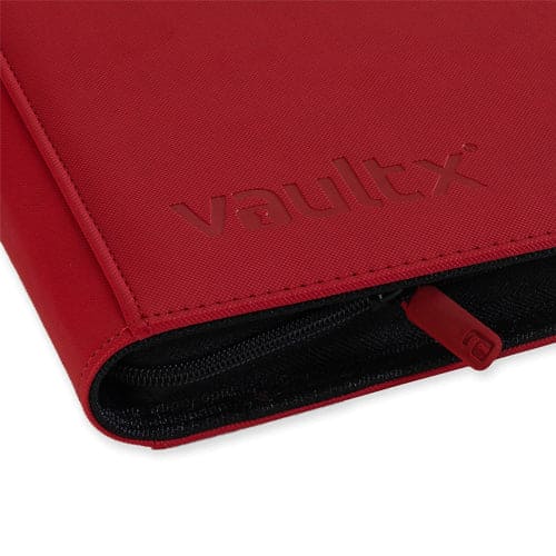 12-Pocket Zip Binder XL Fire Red