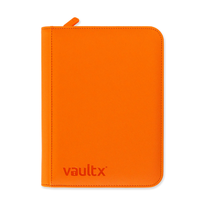 4-Pocket Exo-Tec® Zip Binder Just Orange