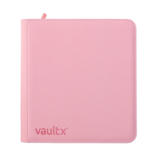 12-Pocket Exo-Tec® Zip Binder Just Pink