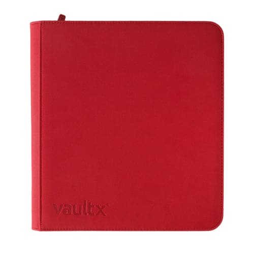 12-Pocket Zip Binder XL Fire Red