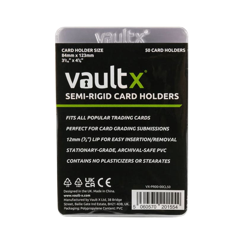 Semi-Rigid Card Holders (50 pack)