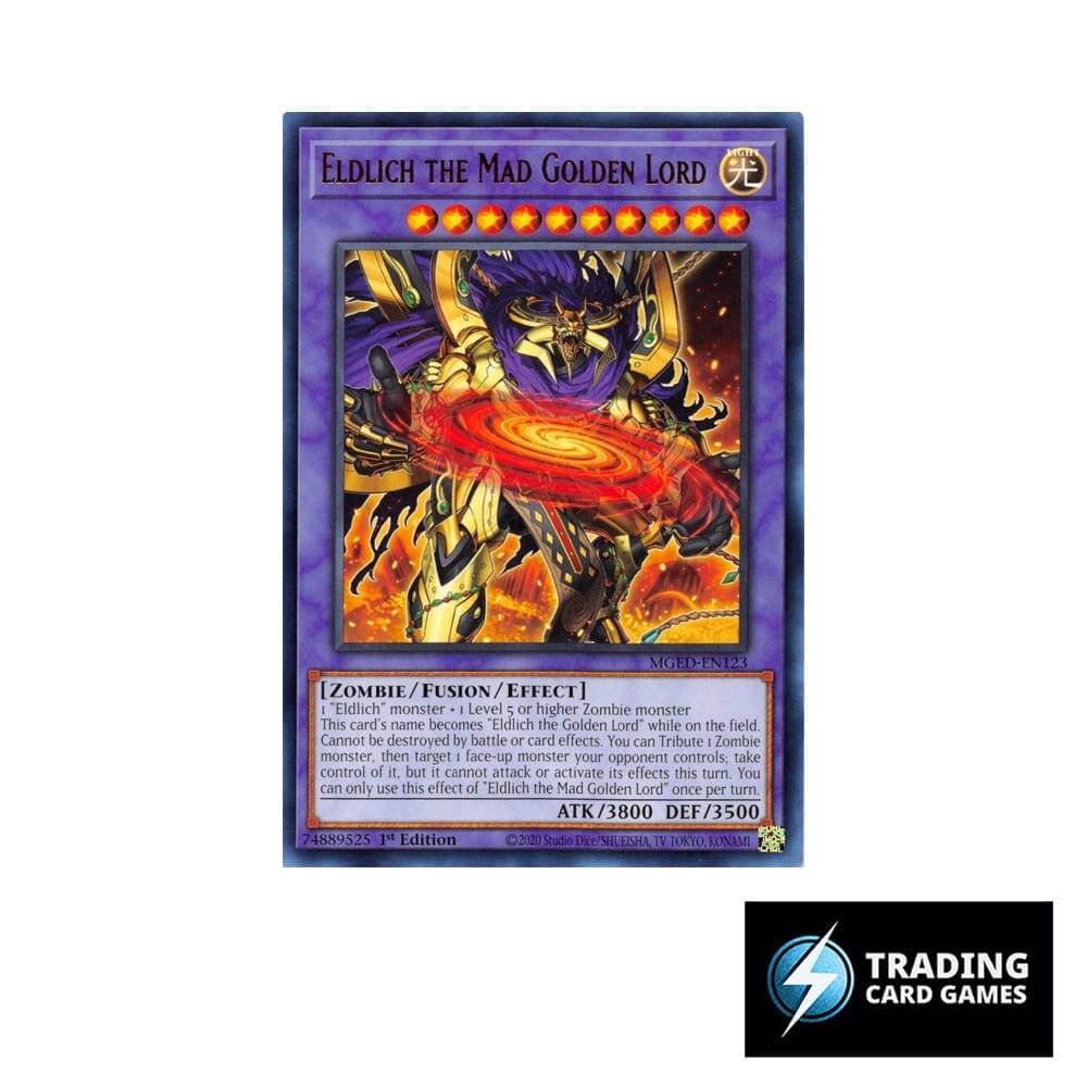 Yu-Gi-Oh! Eldlich the Mad Golden Lord - MGED-EN123 R - Maximum Gold: El Dorado